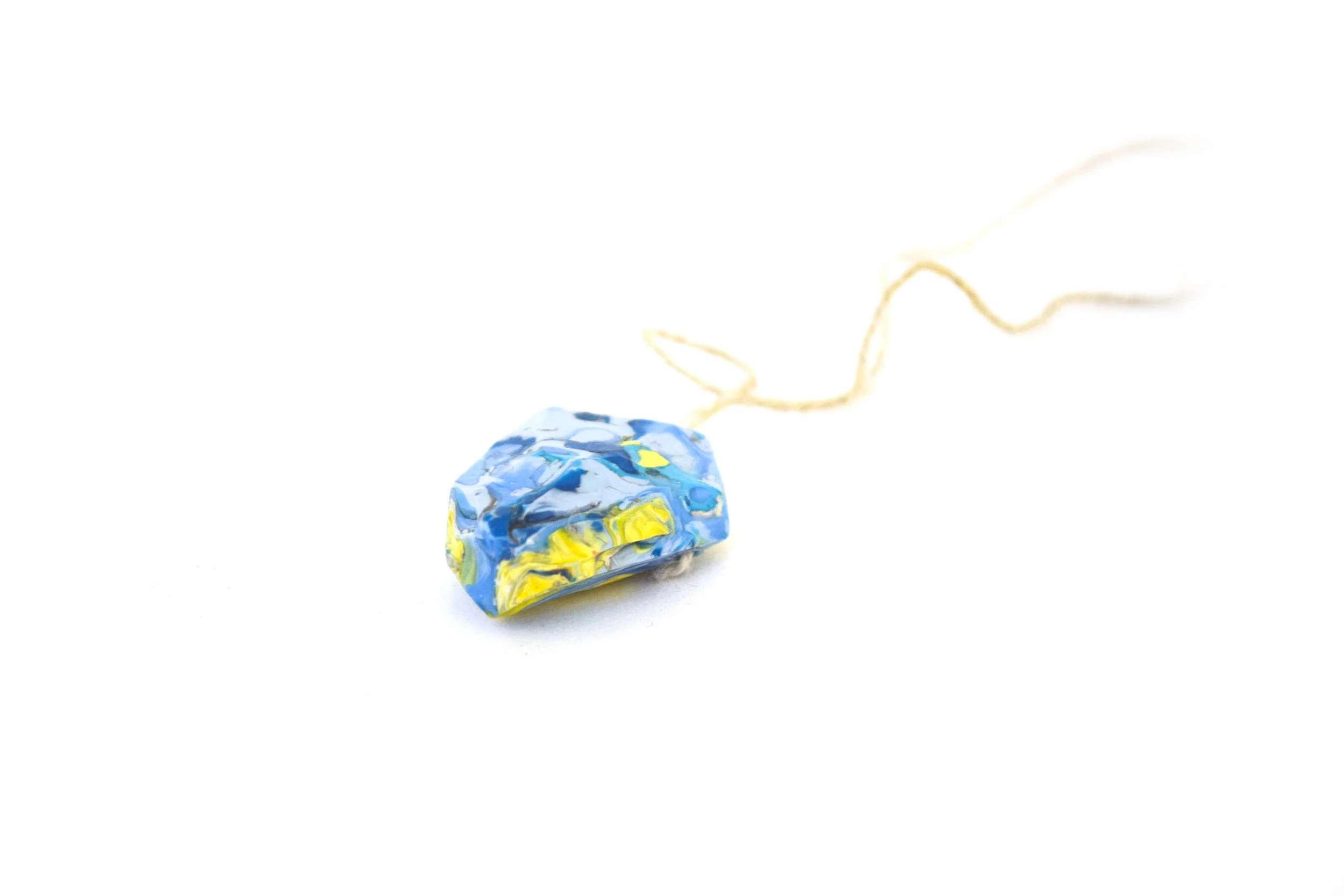 Recycled Plastic 015 - HDPE necklace