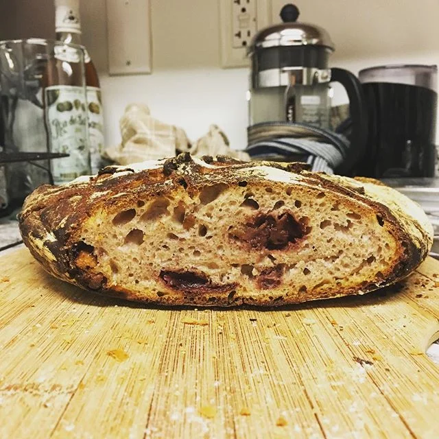 So it fell a little flat but it&rsquo;s still tasty! Next time, I&rsquo;ll need to adjust hydration so it&rsquo;s less sticky.