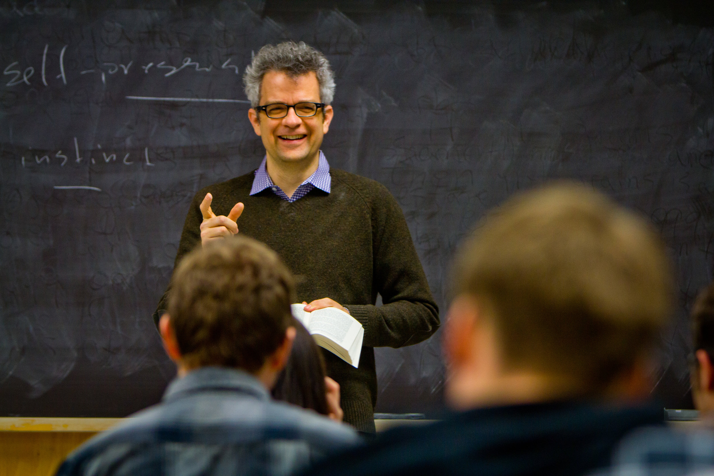 Critical Theory English Class of Alex Reid in Clemens Hall