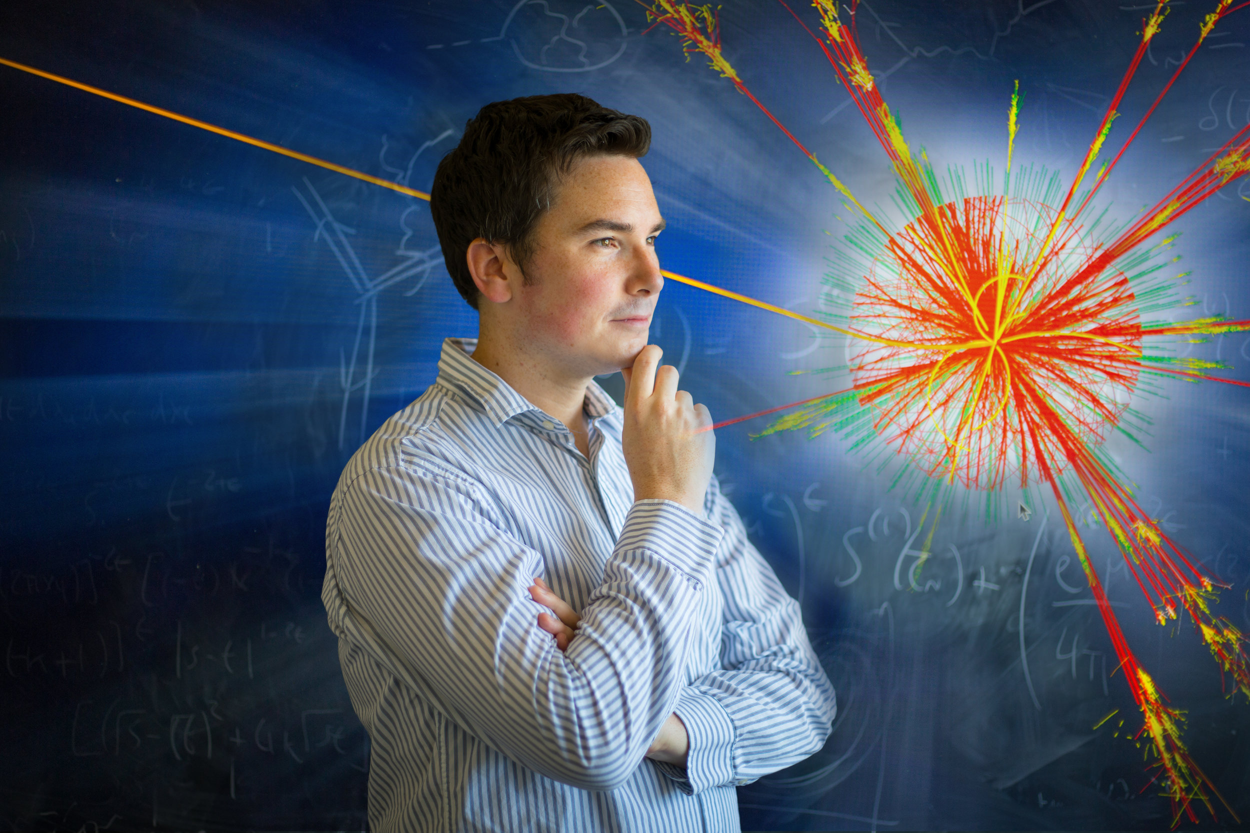  Assistant professor Ciaran Williams, physics, photographed in Fronczak Hall  