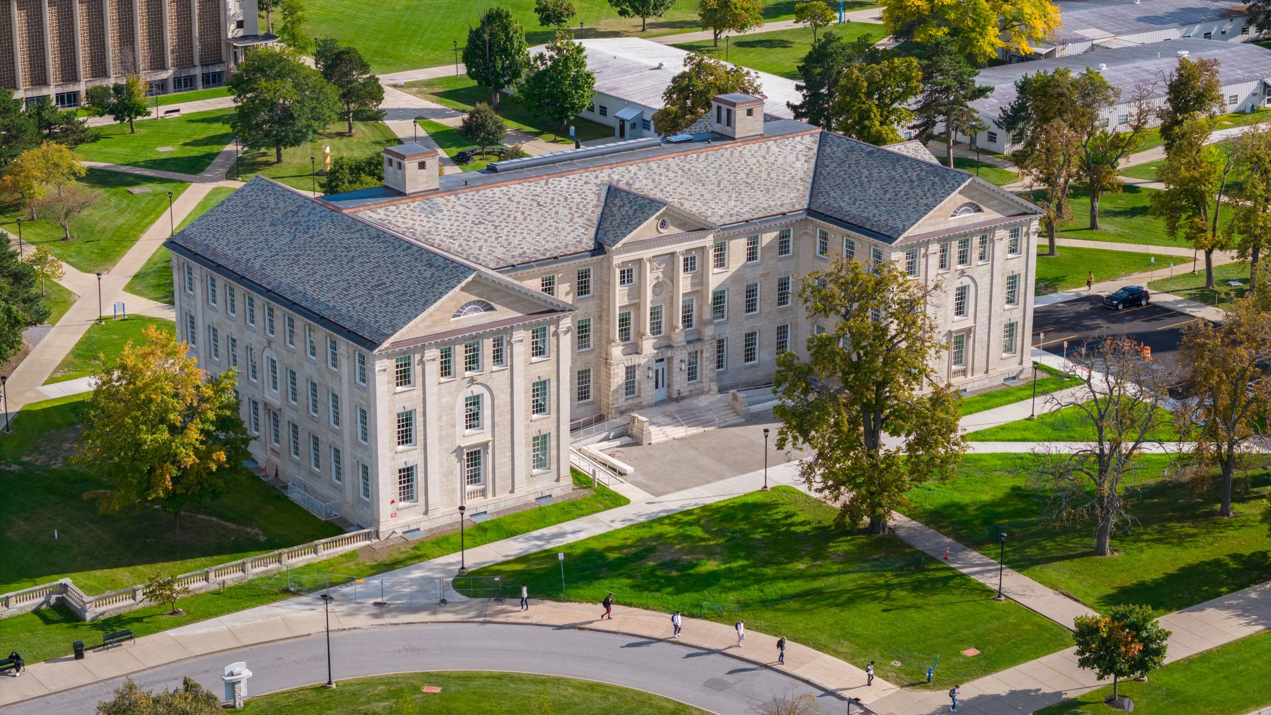  Aerial of Crosby Hall  