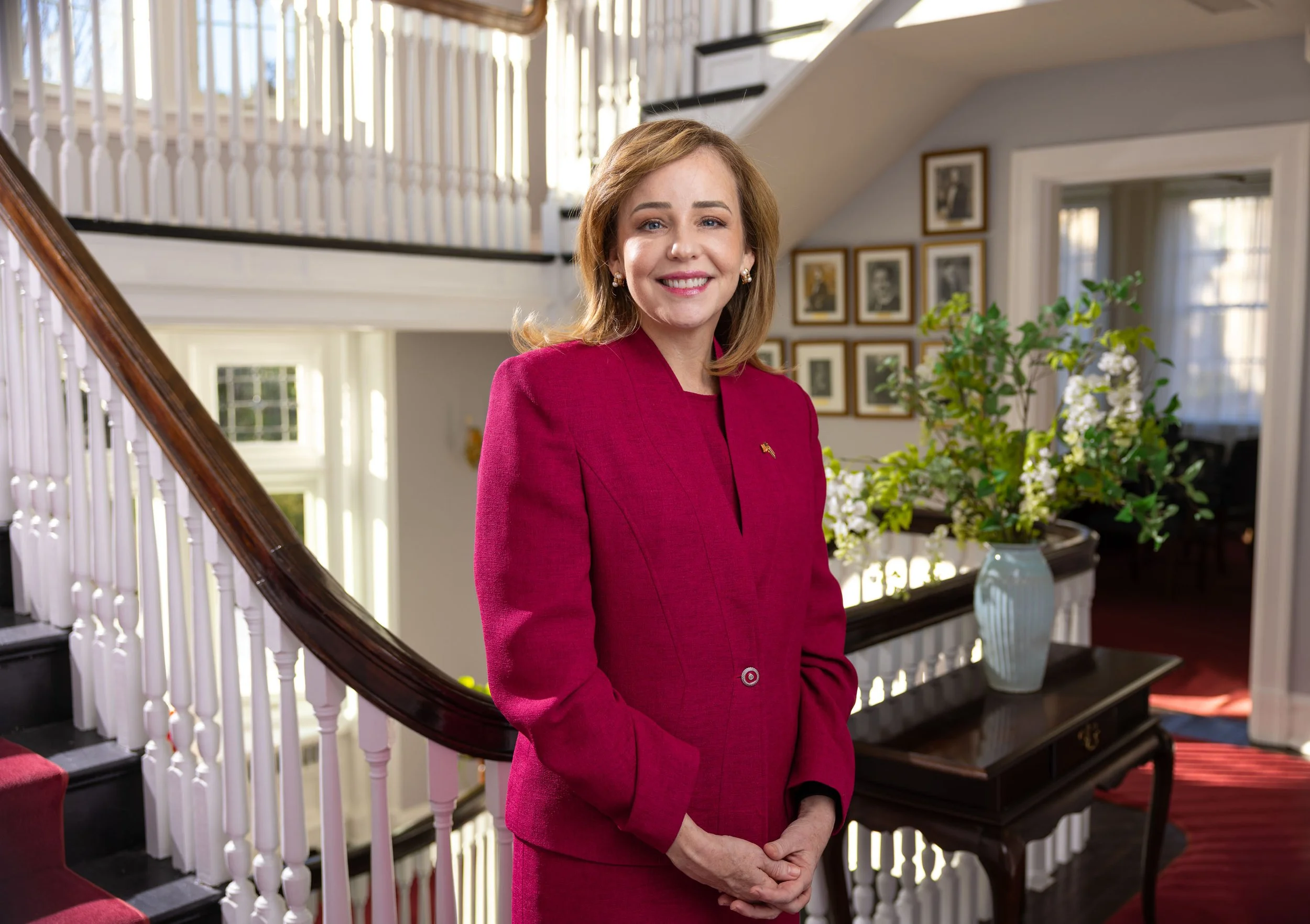  Catalina Crespo-Sancho, Ambassador of Costa Rica to the United States. Photographed at the Costa Rican Embassy, Washington, DC   