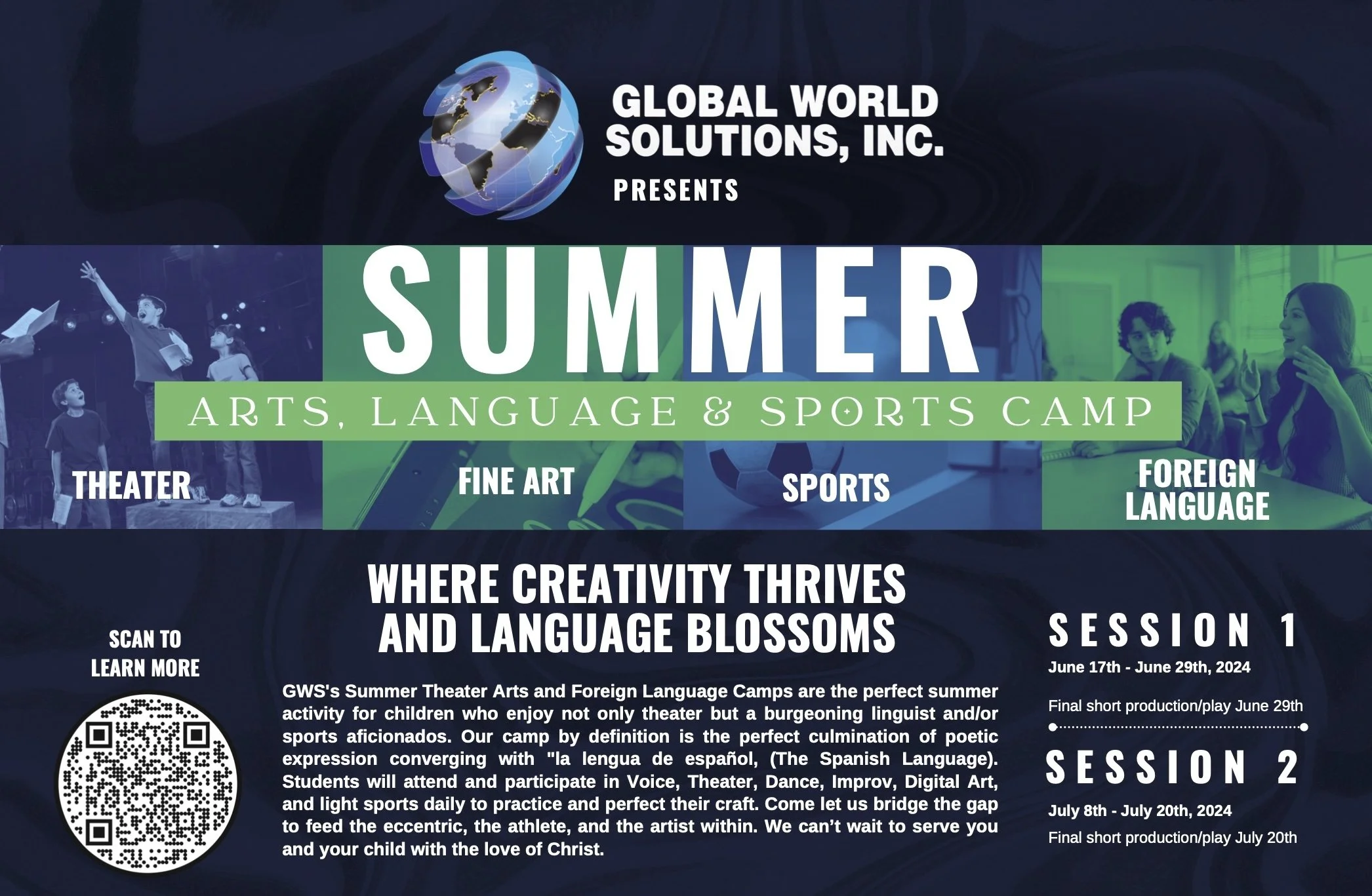 Summer Arts & Foreign Language Camp (2 Weeks)