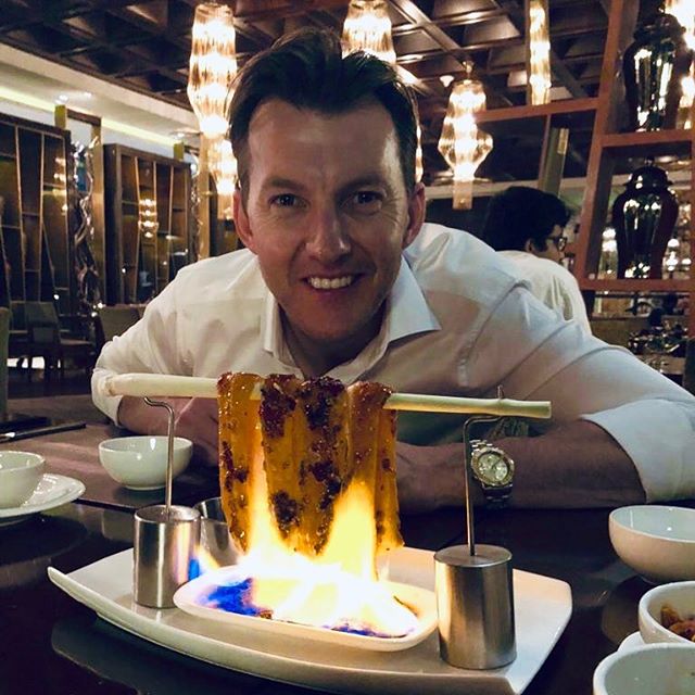 Saw this pic and now I&rsquo;m feeling peckish! 
Flaming salmon cooked over a bed of coffee beans 😋🔥 @stregismumbai #stregismumbai #placetovisit #delicious