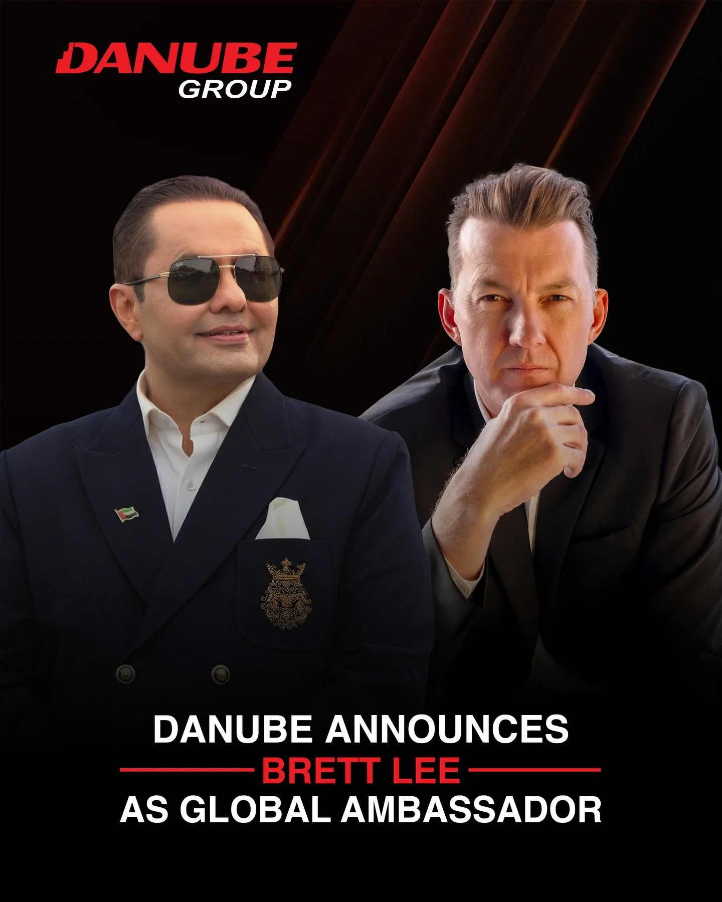 I&rsquo;m incredibly proud to be announced as Global Brand Ambassador for Danube Properties.

This is more than a partnership, it&rsquo;s an honour to align with a brand that represents quality, integrity, and a genuine commitment to excellence. Danu