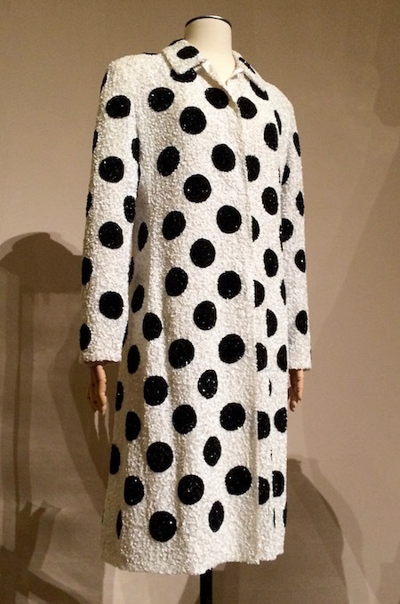 Polka dots give this Valentino sequins evening coat from circa 1988 a whimsical touch, a playfulness almost that makes it simply perfect