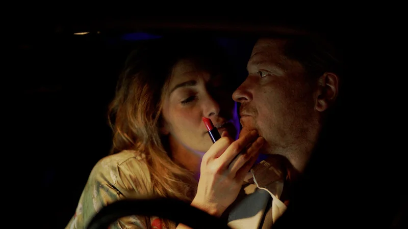 Emilia Derou Bernal and Julien Debard in a still from Anaïs Volpe’s ‘Indemnes’