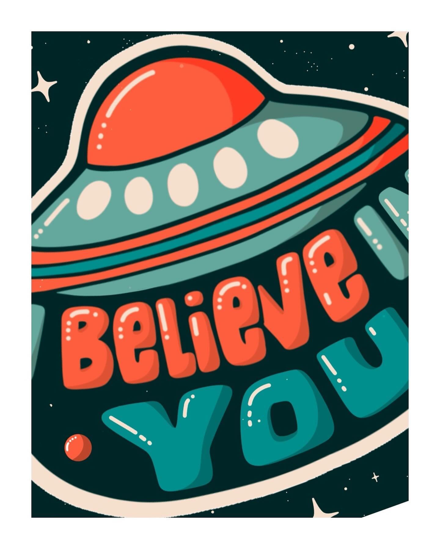 Went back to my X-Files obsession and decided it would make a fun card! You just have to believe 👽

#imagesbycassandra_designs #cassandraoleary #iwanttobelieve #ibelieveinyou #greetingcard #greetingcarddesign #illustration