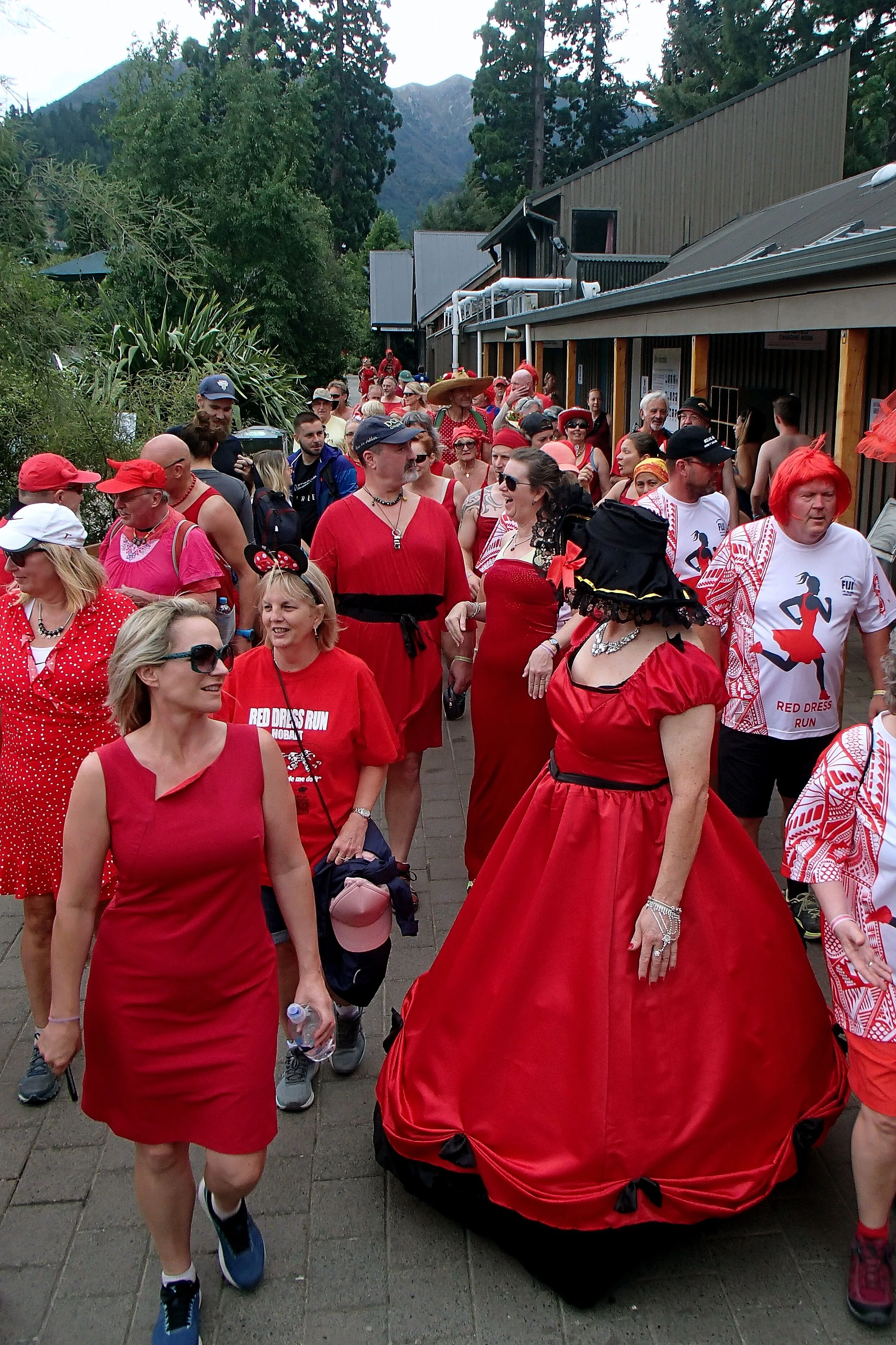 RED Dress Run, Hanmer Springs, 1st Feb 2019