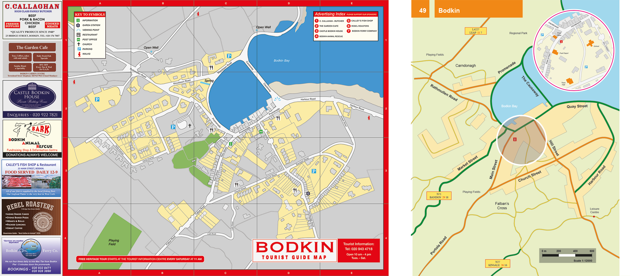 Bodkin Tourist Map.png