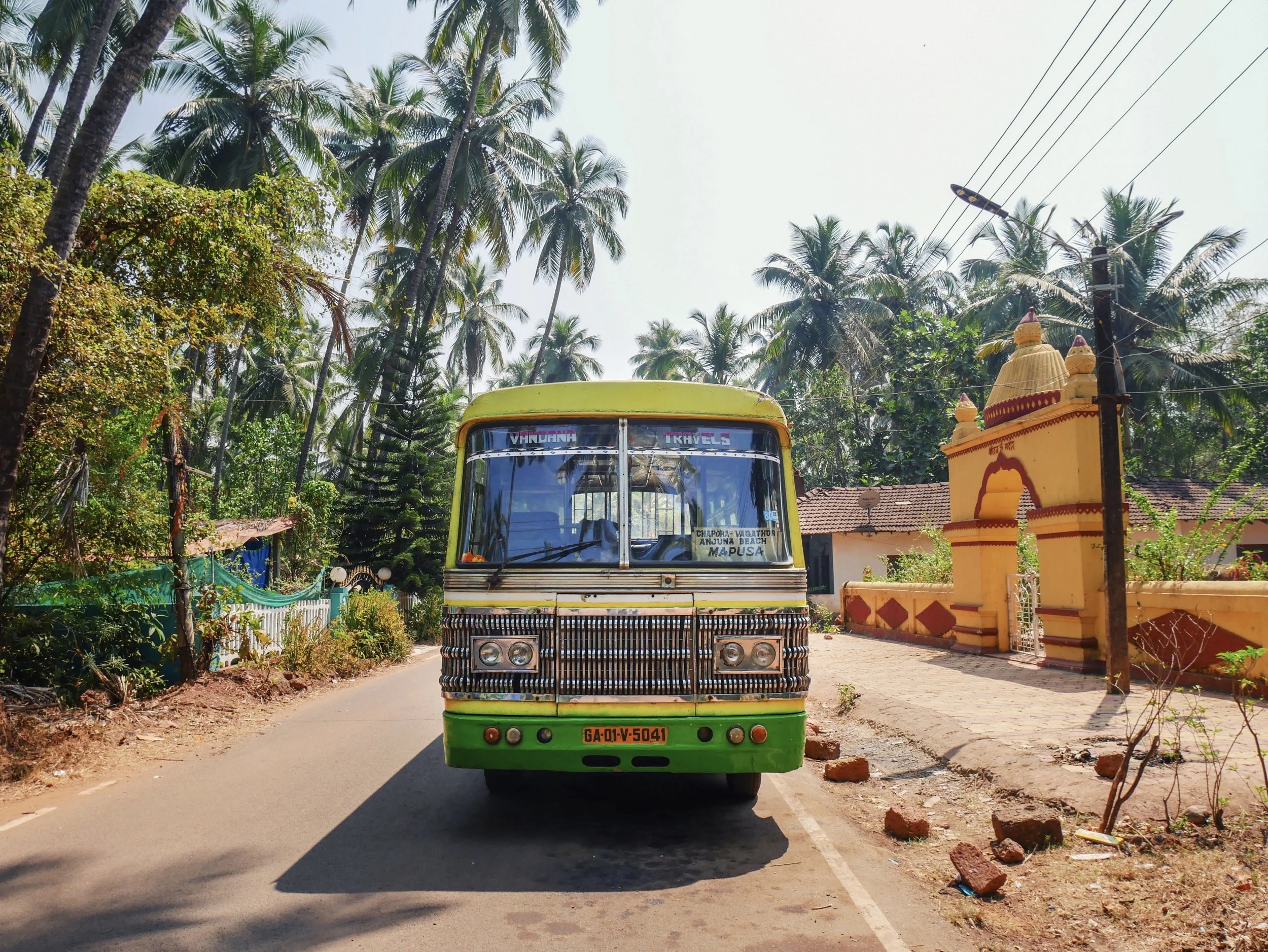 A bus spotted in Goa