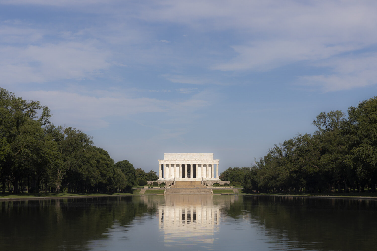  Lincoln Memorial &amp; Reflecting Pool, Washington D.C., USA 