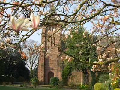 Garden in Spring at St Paul's