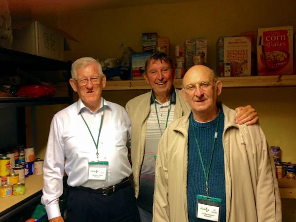 KSC members working at the foodbank at St John’s.