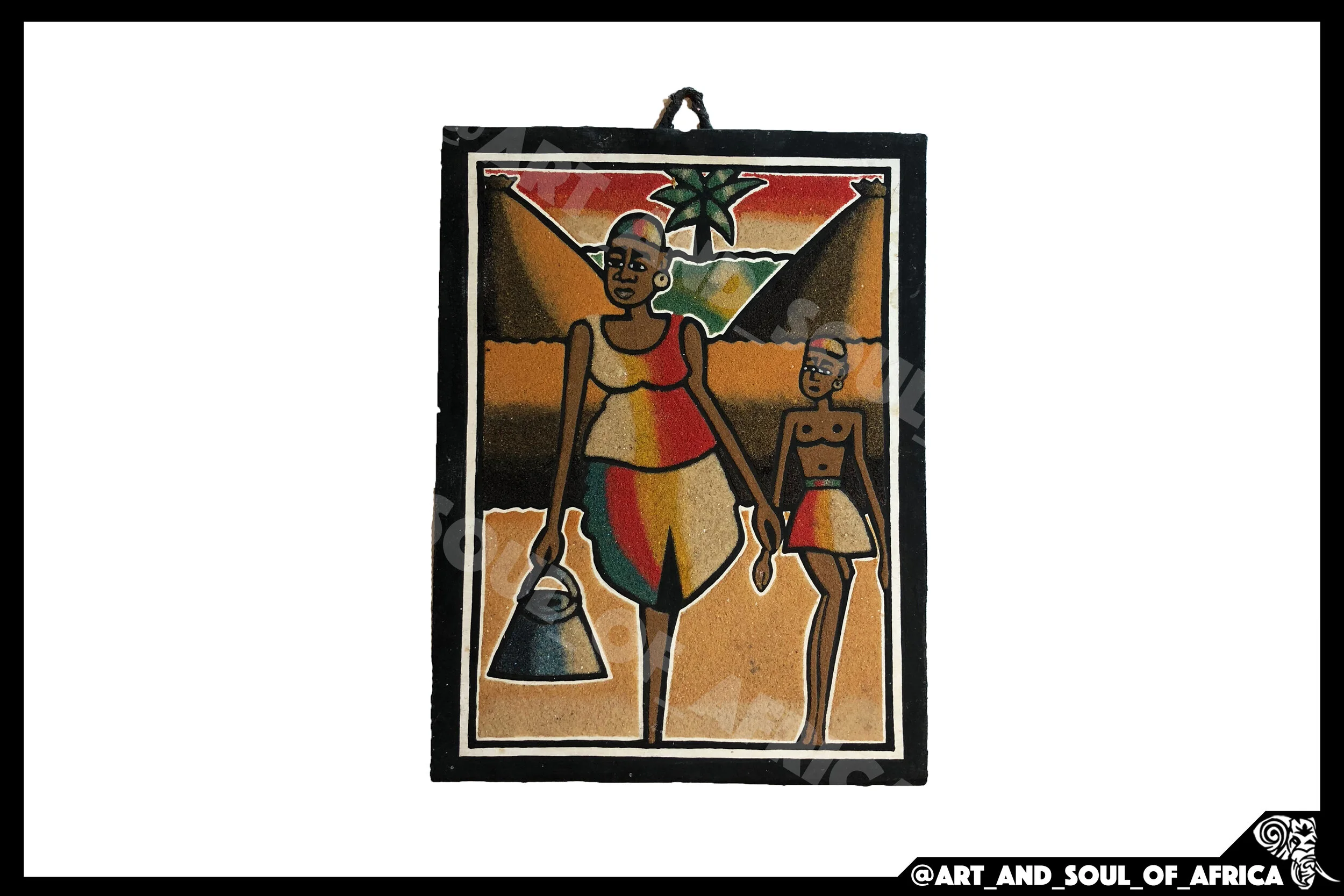 Mother and Daughter Sand Art - 20x27cm