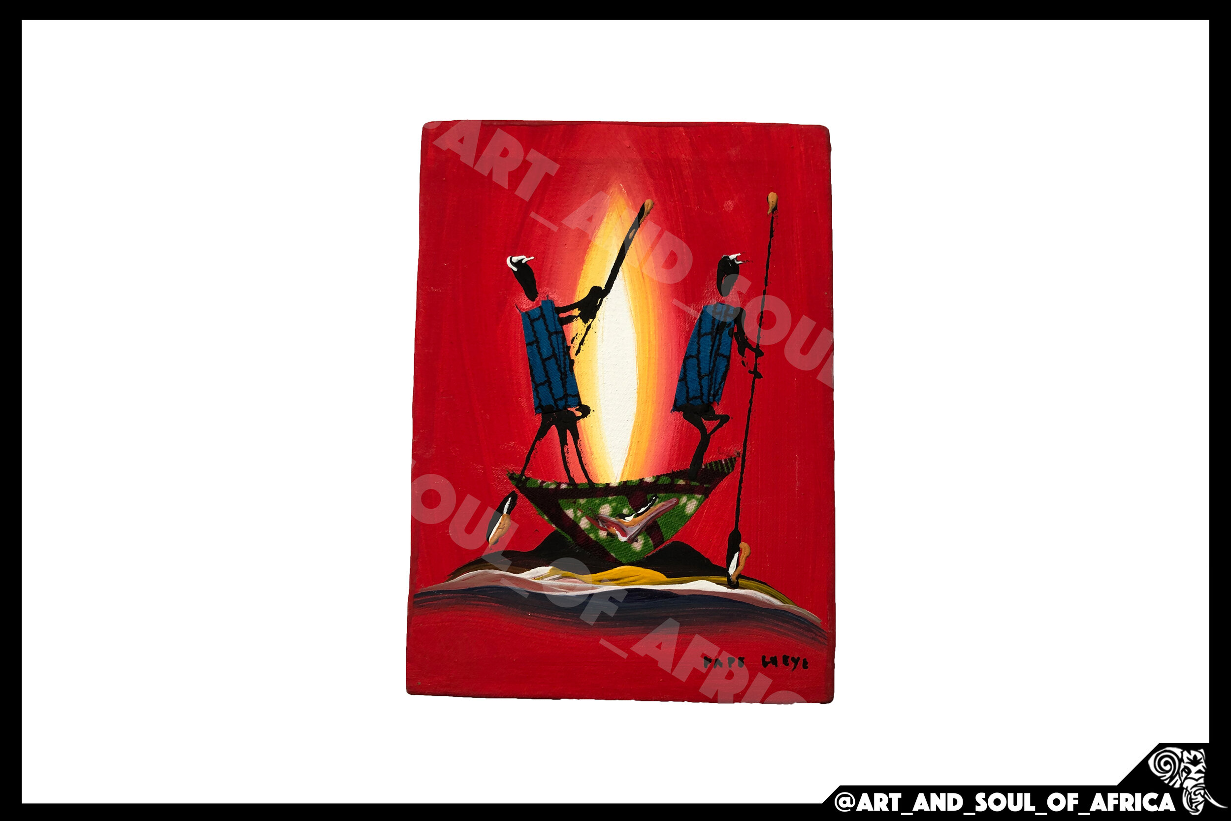 Evening Boat Ride - 15x20cm