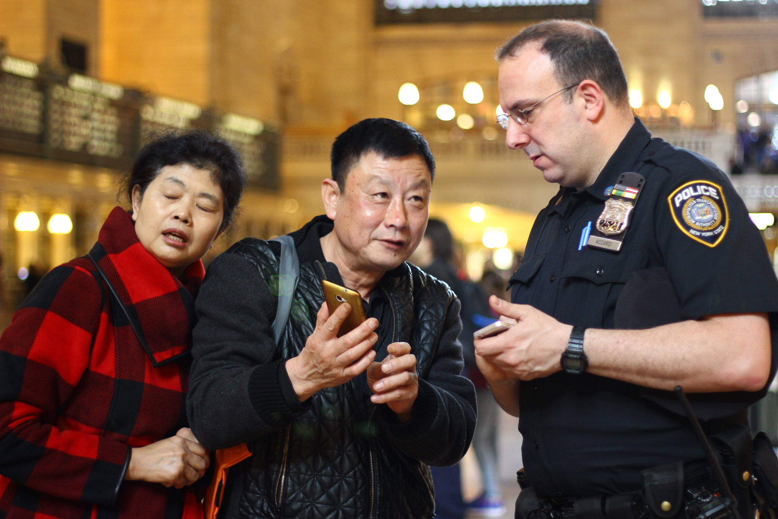 Grand central tourists