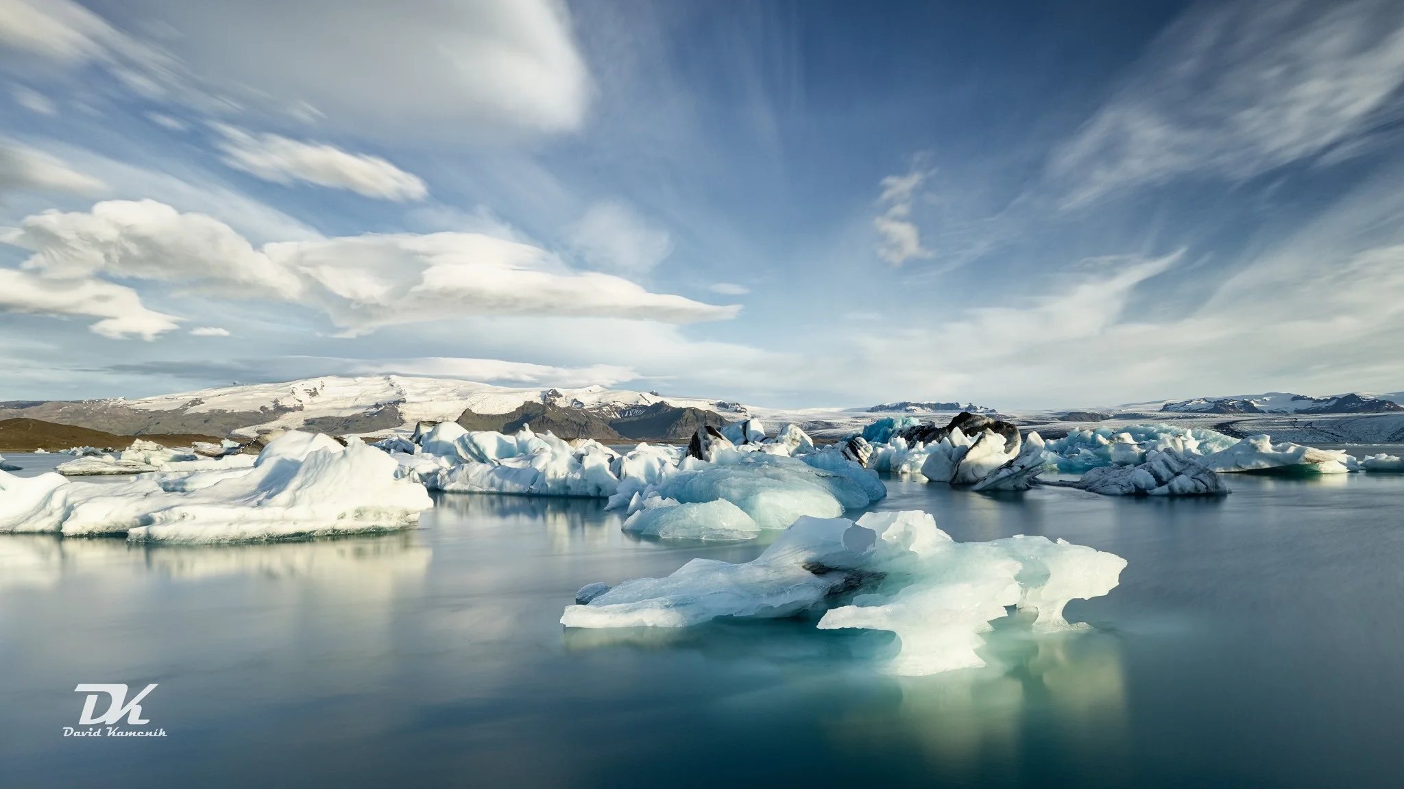 The floating glacier
