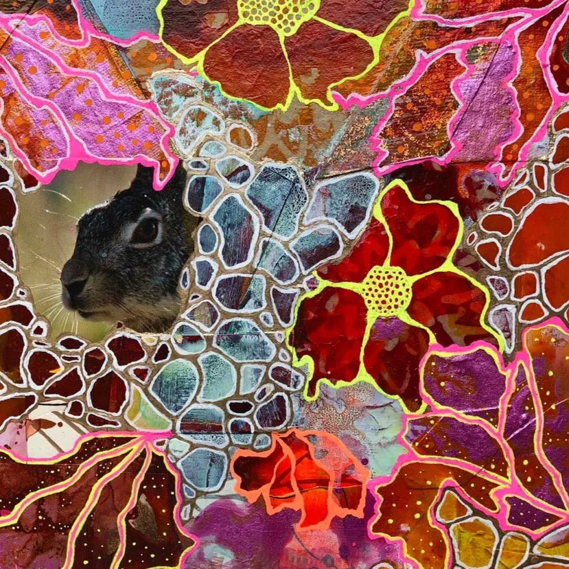 Peek-a-Boo Bunny (8x8)