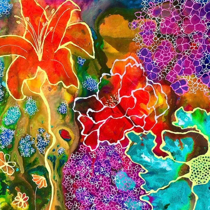 Walk Through the Garden (10x10)
