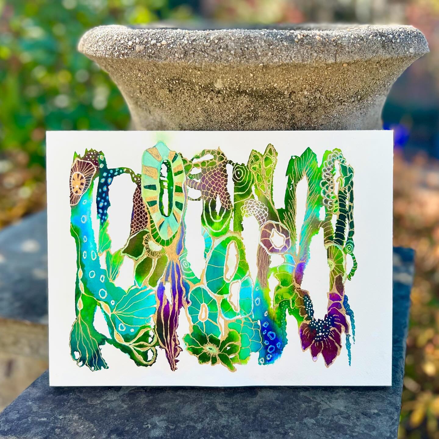 Playing with new shapes&hellip;

#watercolorpainting #watercolorart #watercolors #watercolourpattern #watercolorartist #watercolorfloral #watercolorbotanicals #watercolorfun #watercoloring #watercolordaily #botanicalart #botanicalillustration #botani