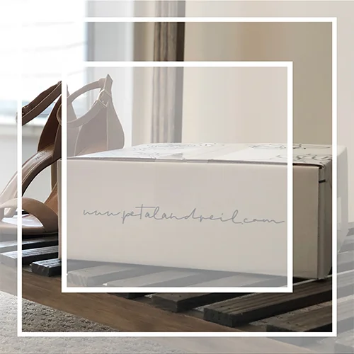 wedding veil storage bolsa