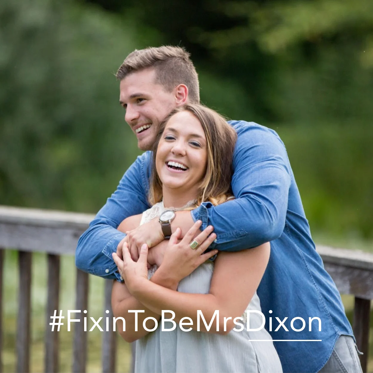 Customized last name wedding hashtags | Petal & Veil