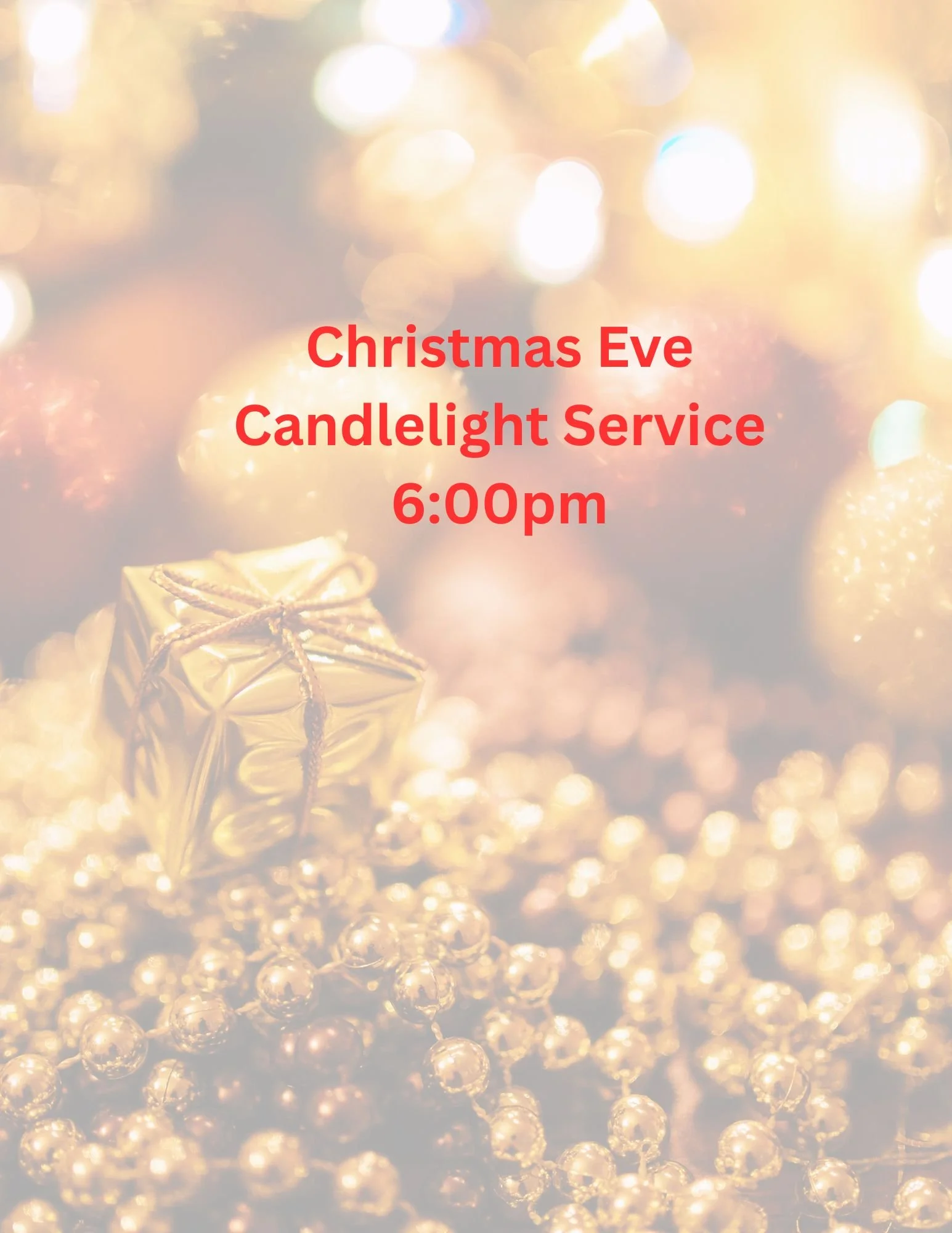 Christmas Eve Candlelight Service