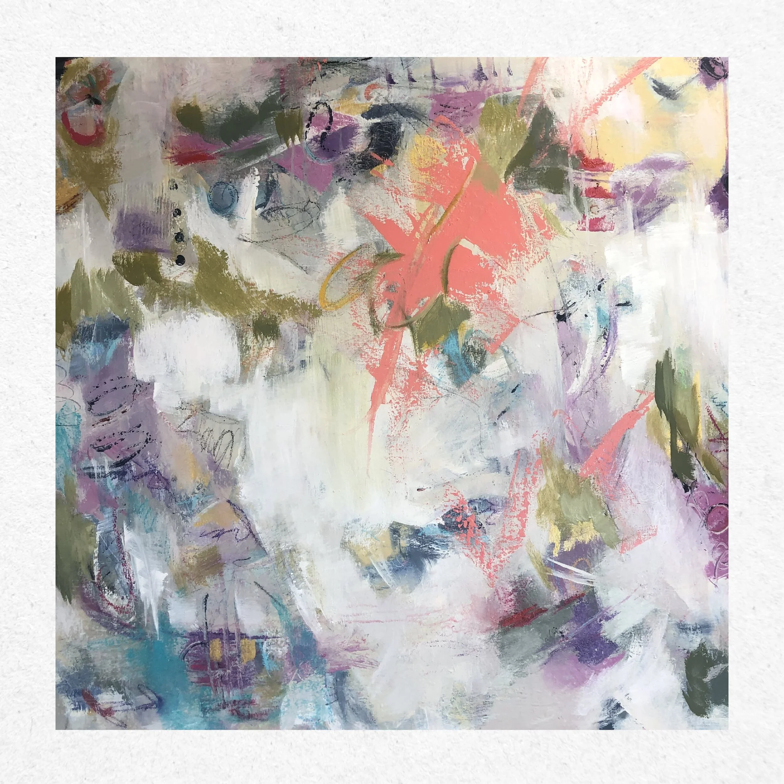 In A Flash, 40-by-40 inches