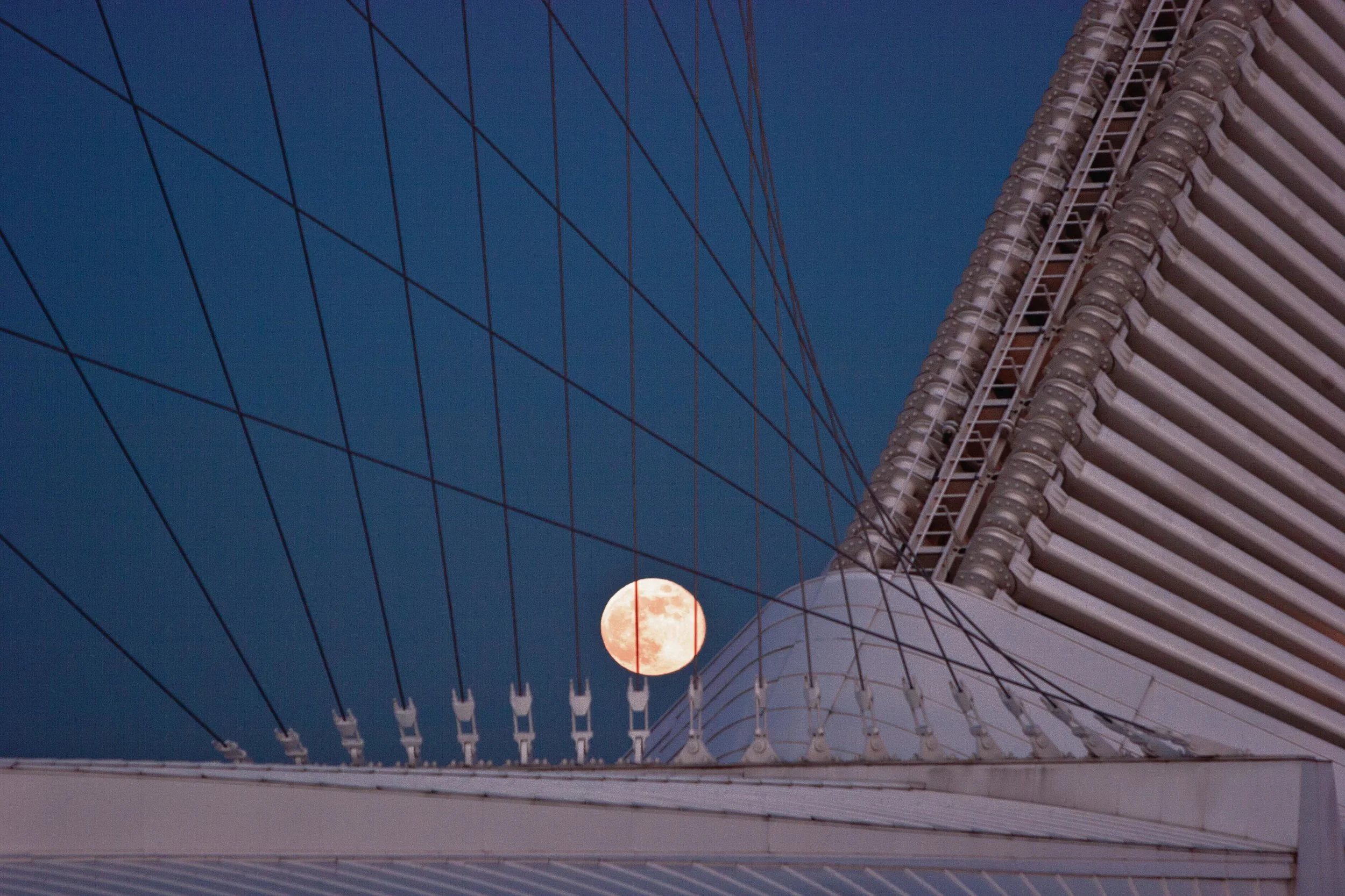 Moon Behind Calatrava