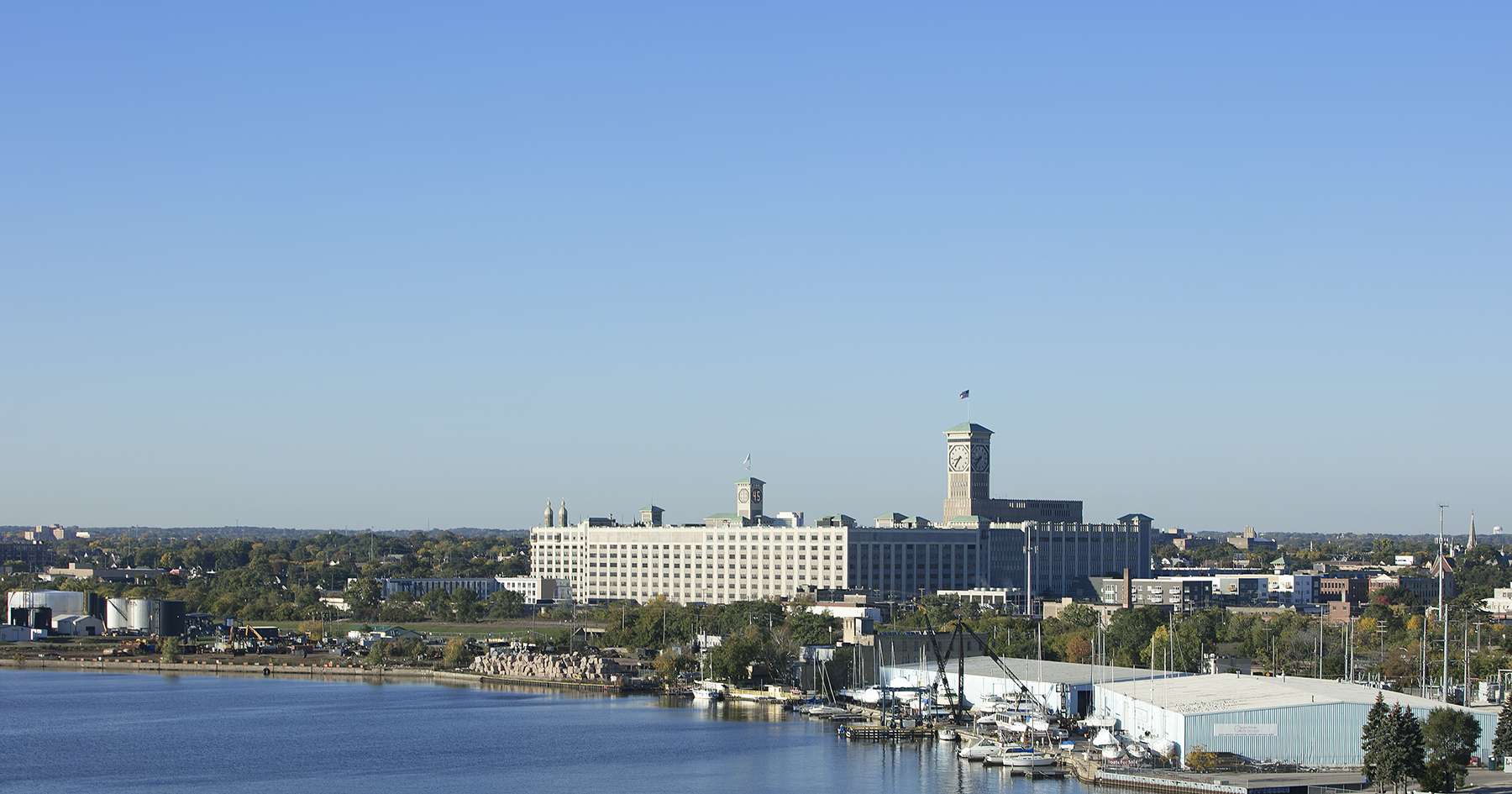 View with The Allen Bradley Building in Distance