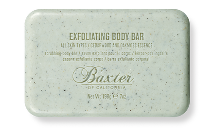 Baxter of California Exfoliating Body Bar, $18.00