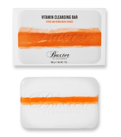 Baxter of California Vitamin Cleansing Bar, Citrus & Herbal Musk, $17.00