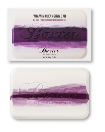Baxter of California Vitamin Cleansing Bar, Bergamot & Pear Essence, $17.00
