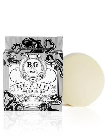 Brooklyn Grooming Beard Soap, 3.5 oz., $18.00