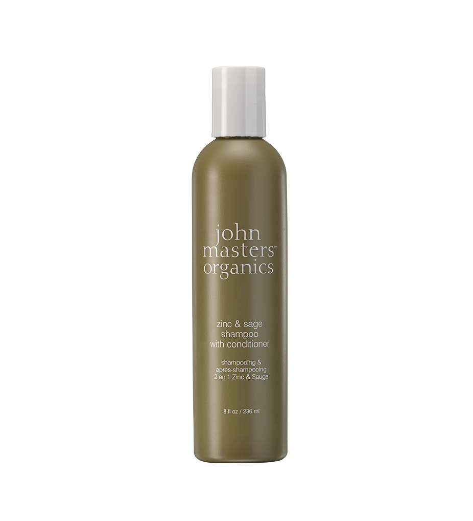 John Masters Organics Zinc & Sage Shampoo With Conditioner, 8 oz. $20.00