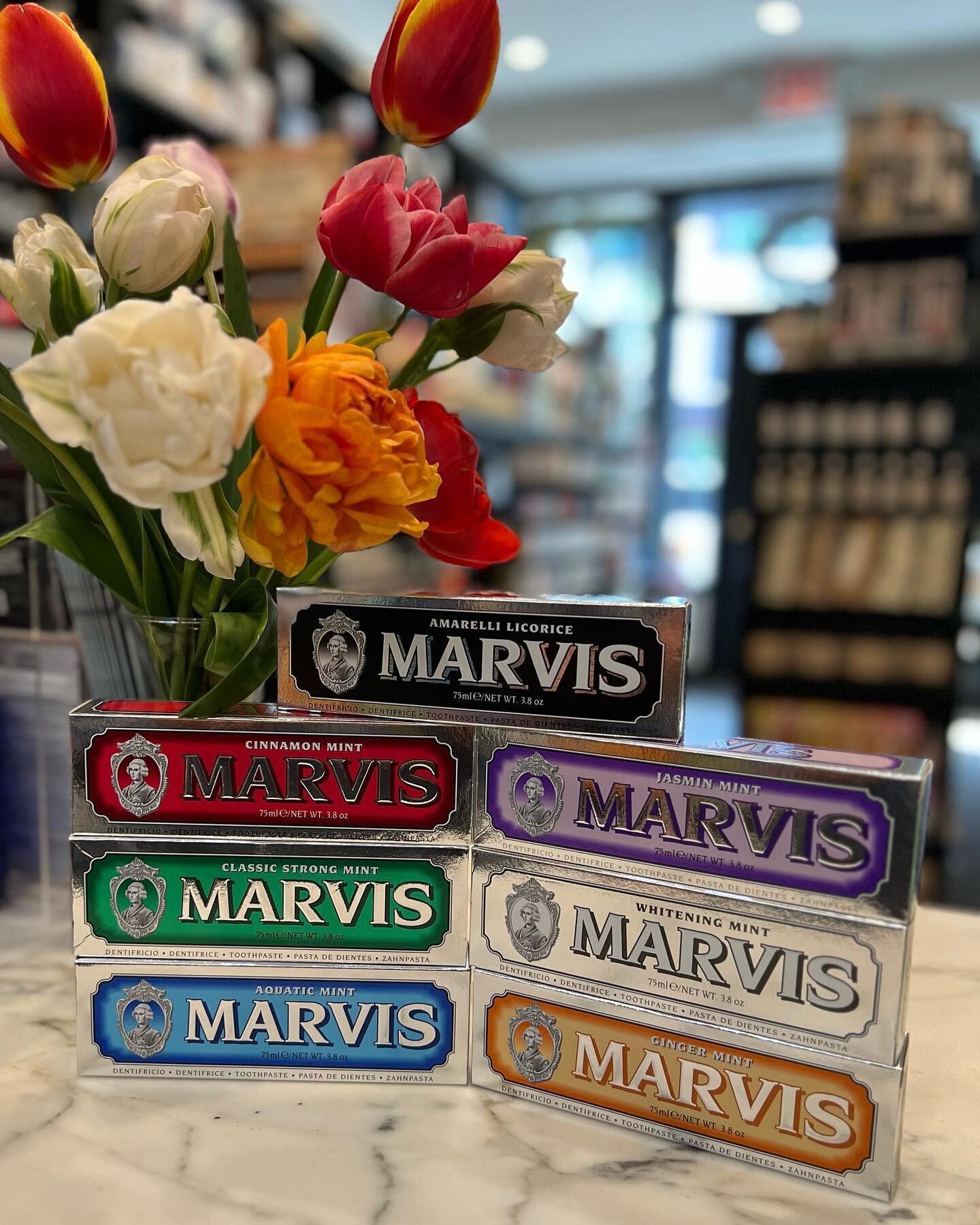 Check out one of our best selling toothpaste! Marvis is made and imported straight from Italy. Loved by many, they include different flavors for you to try and travel sizes as well! 😃 

#shoplocal #shopsmall #smallbusiness #smallbusinessowner #suppo