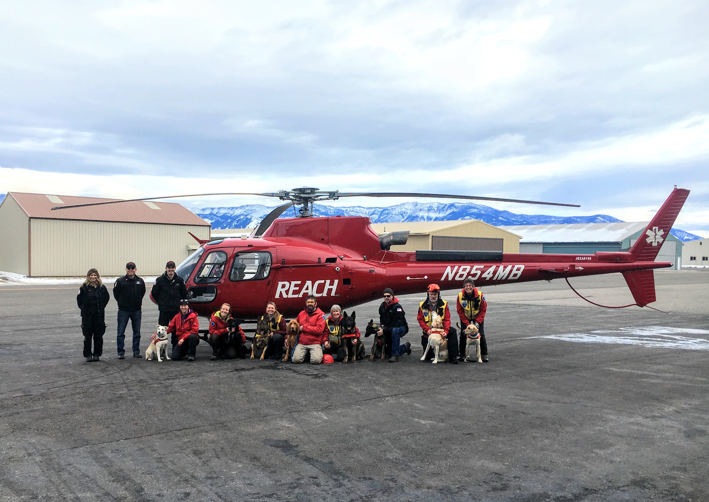  WMSD teams and the REACH Air Medical Crew 