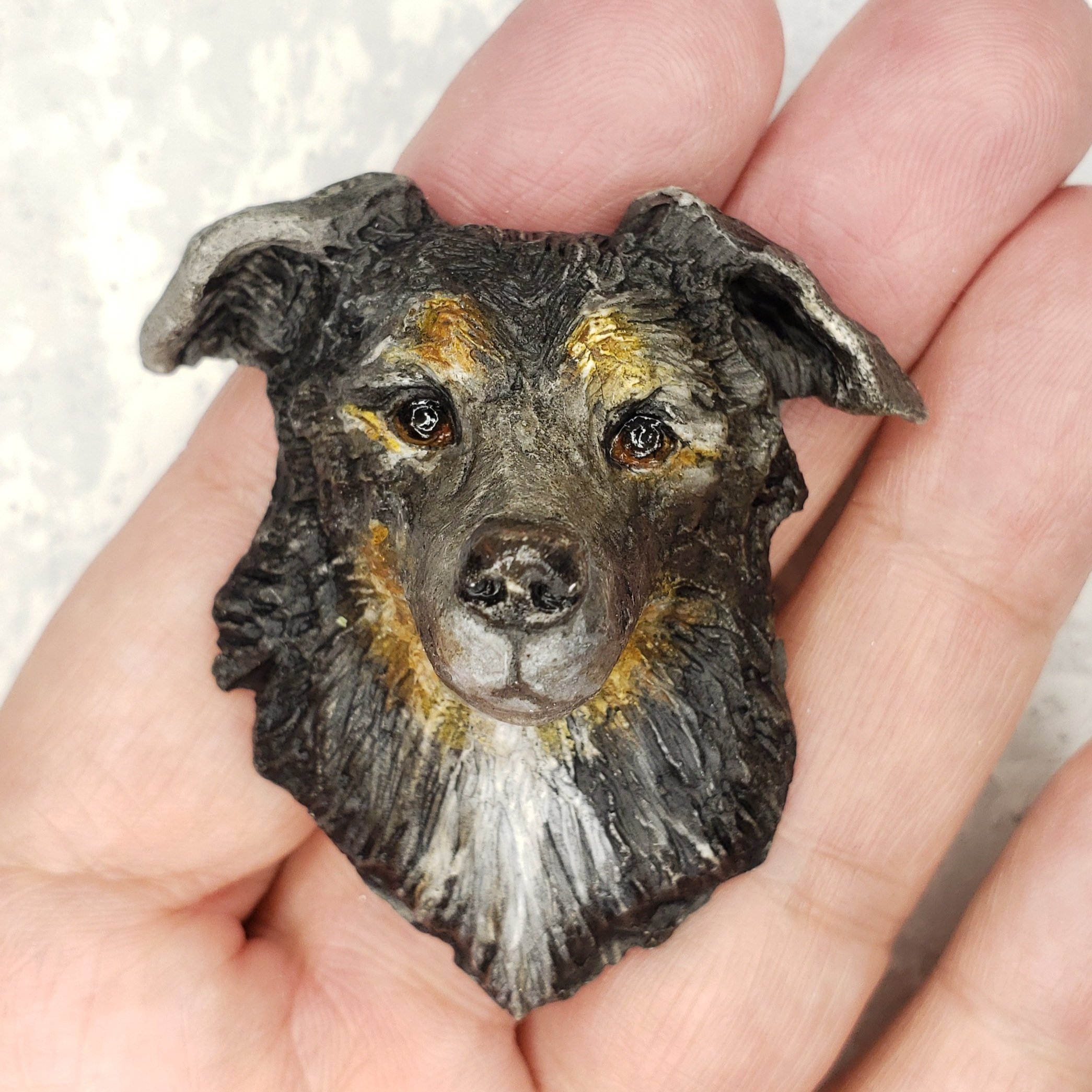 Dog Portrait Sculpture - Small