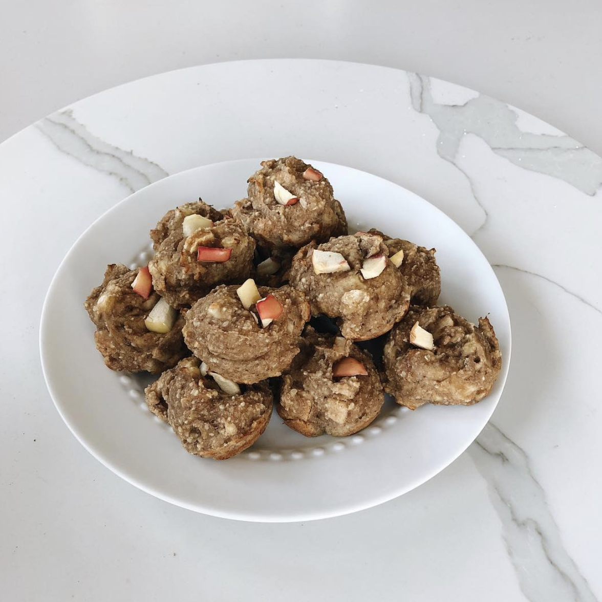 Protein Apple Banana Muffins 
