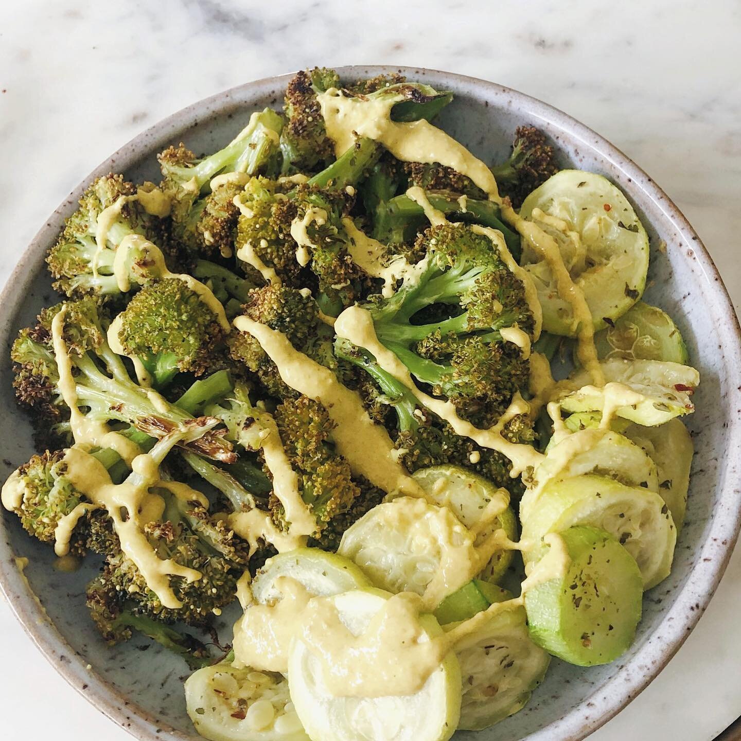 Broccoli + Cheese 🧀 🥦
Last week I was craving broccoli cheese casserole, I know strange, but as I am eating more intuitively I wanted to honor this strange craving and make my own version!

How I cooked the broccoli:
&bull; preheat oven to 400
&bul