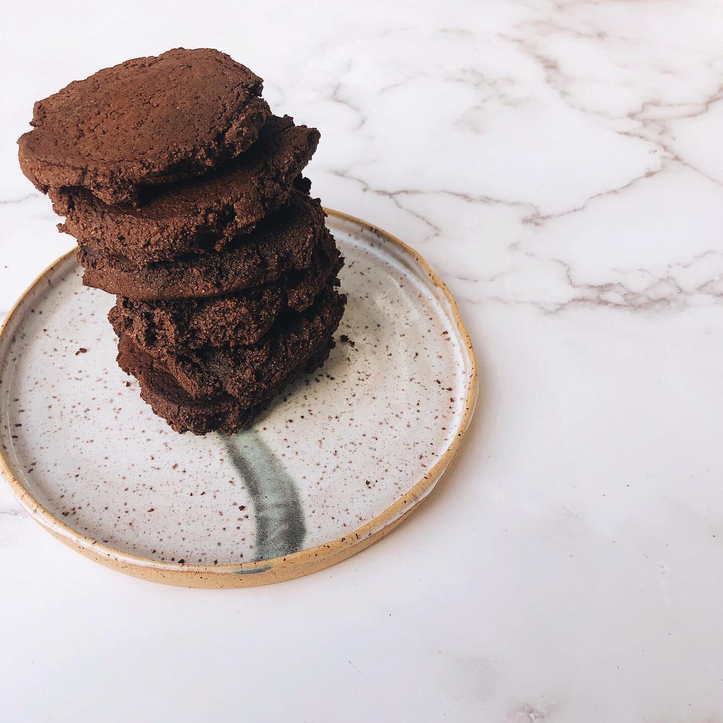 Double Chocolate Brownie Cookies 

Case of the Mondays? Me too. I was in need of baking, and tried to follow a recipe, but ended up not having all the ingredients. So, I made due and created this instead. The roommates loved them, so if you are in ne