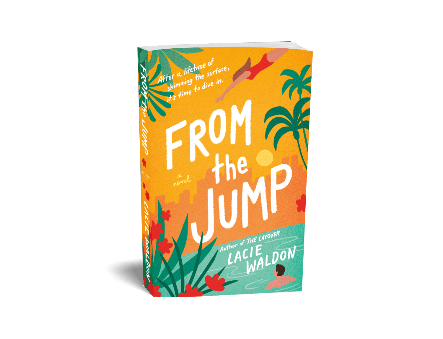 Paperback mockup of From the Jump by Lacie Waldon