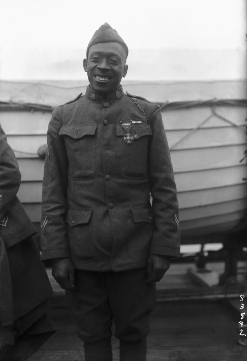 Sgt. Henry Johnson enlisted in the first African American unit in the U.S. Army in WW1