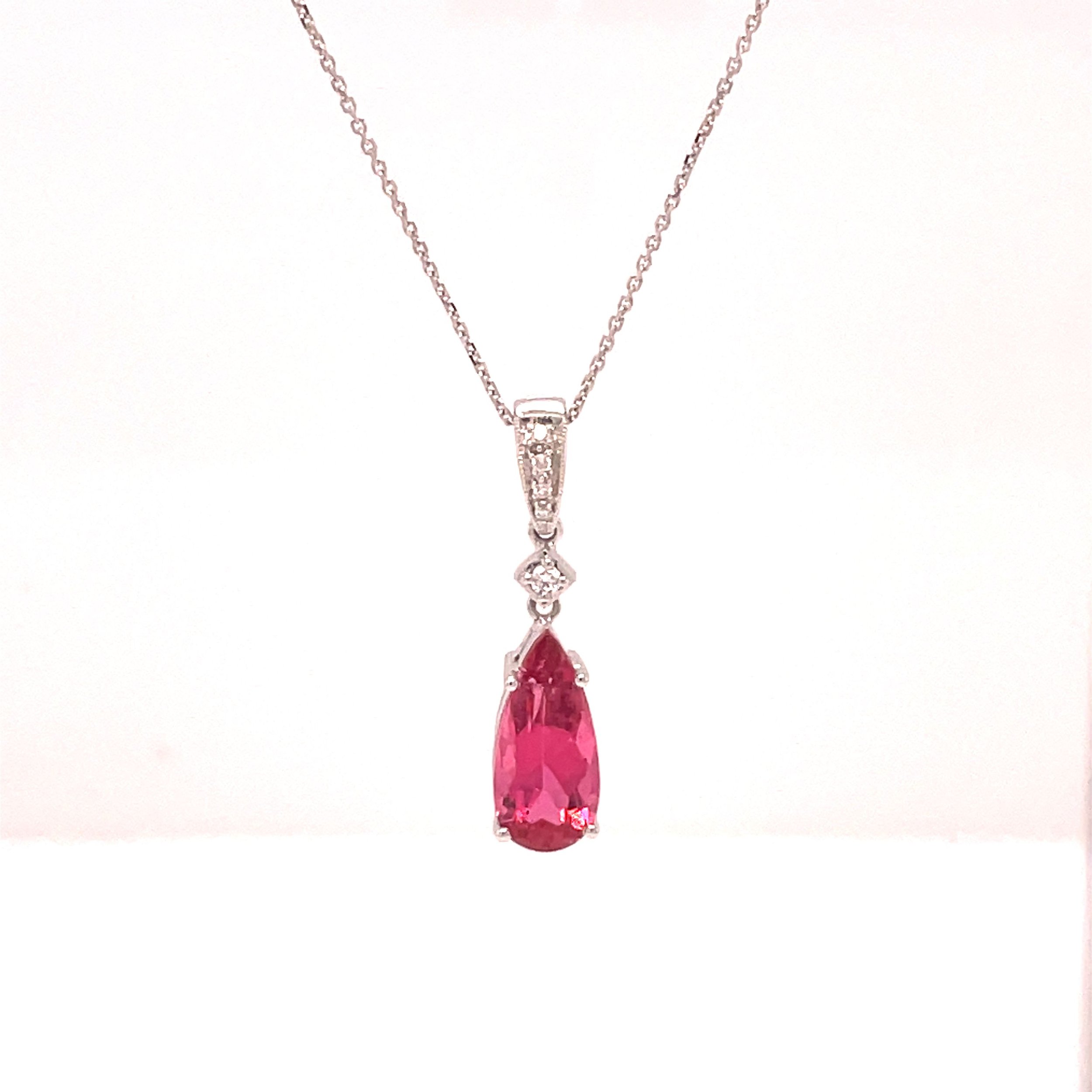 14k White Gold Pink Tourmaline Necklace — Ferris Coin & Jewelry - GIA  Diamonds Vintage Jewelry U.S Coins - Buy and Sell Rare And Unique American  Coins