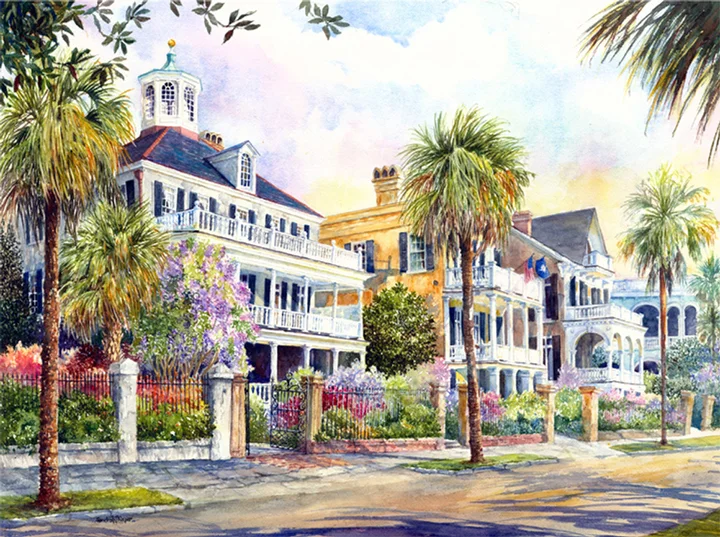 Springtime Along the Battery