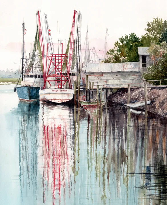 Shrimpers' Reflection