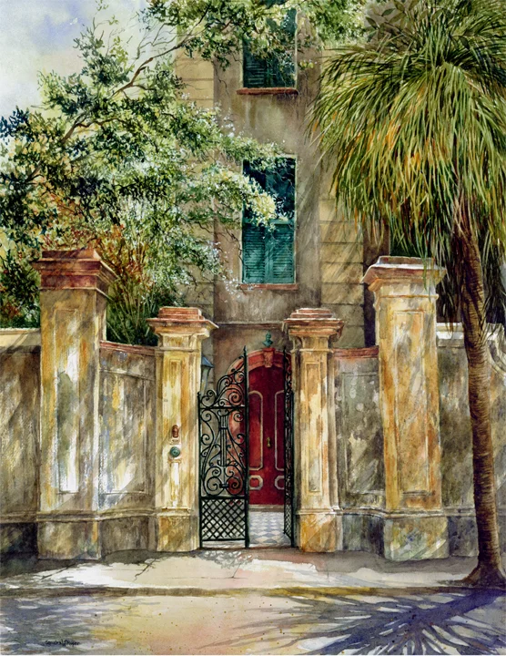 Original Watercolor has been sold. Giclee Prints available. Visit the store.