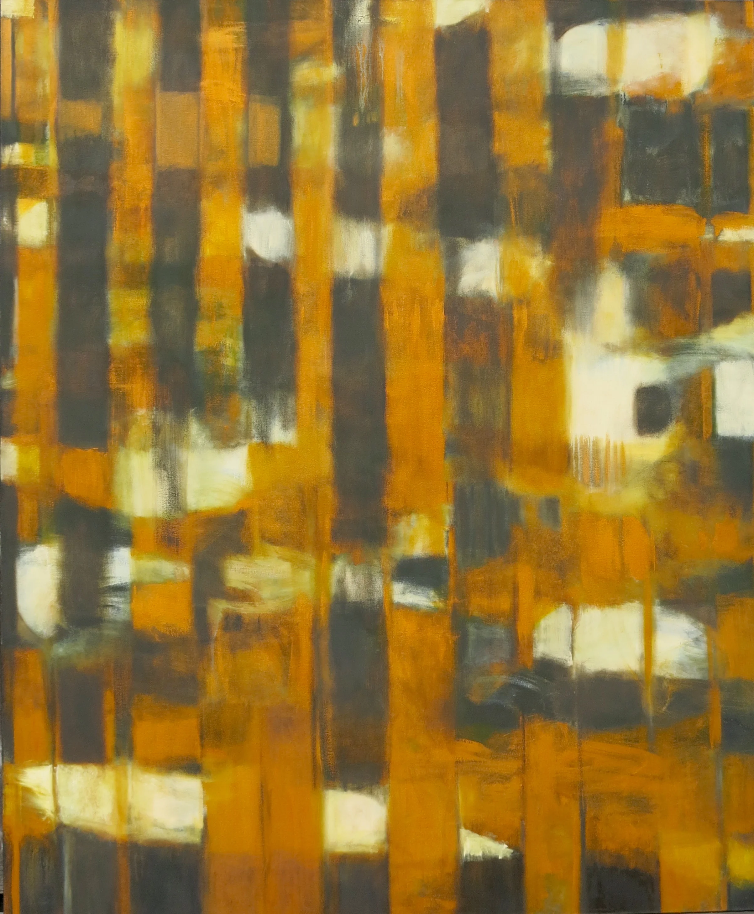 Thus I Greet the Spring/ oil on canvas 80 x 66"