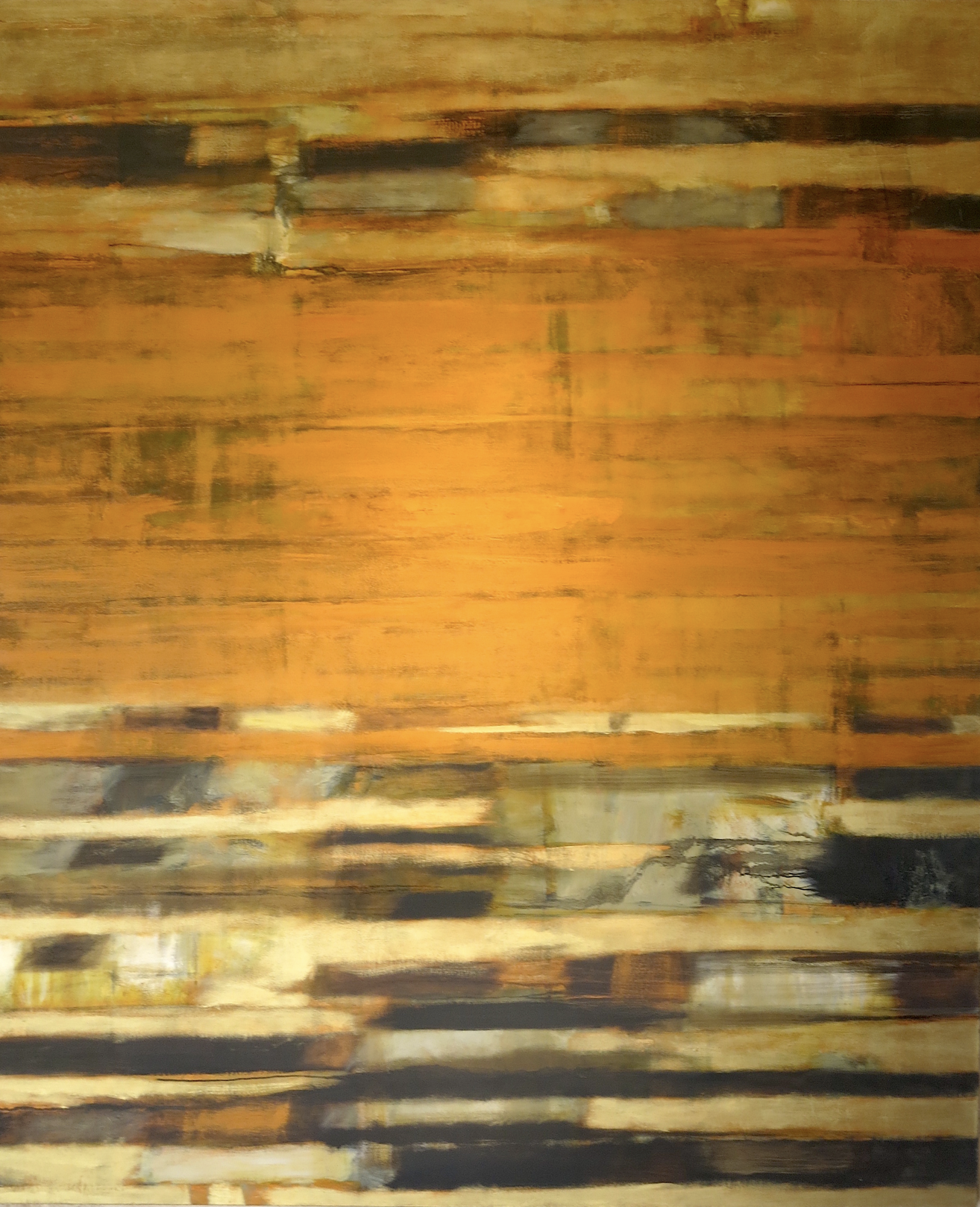 Jalousie/ oil on canvas 80 x 66"